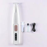 Precision Trimmer for Dog and Cat Paws – Silent with LED Light